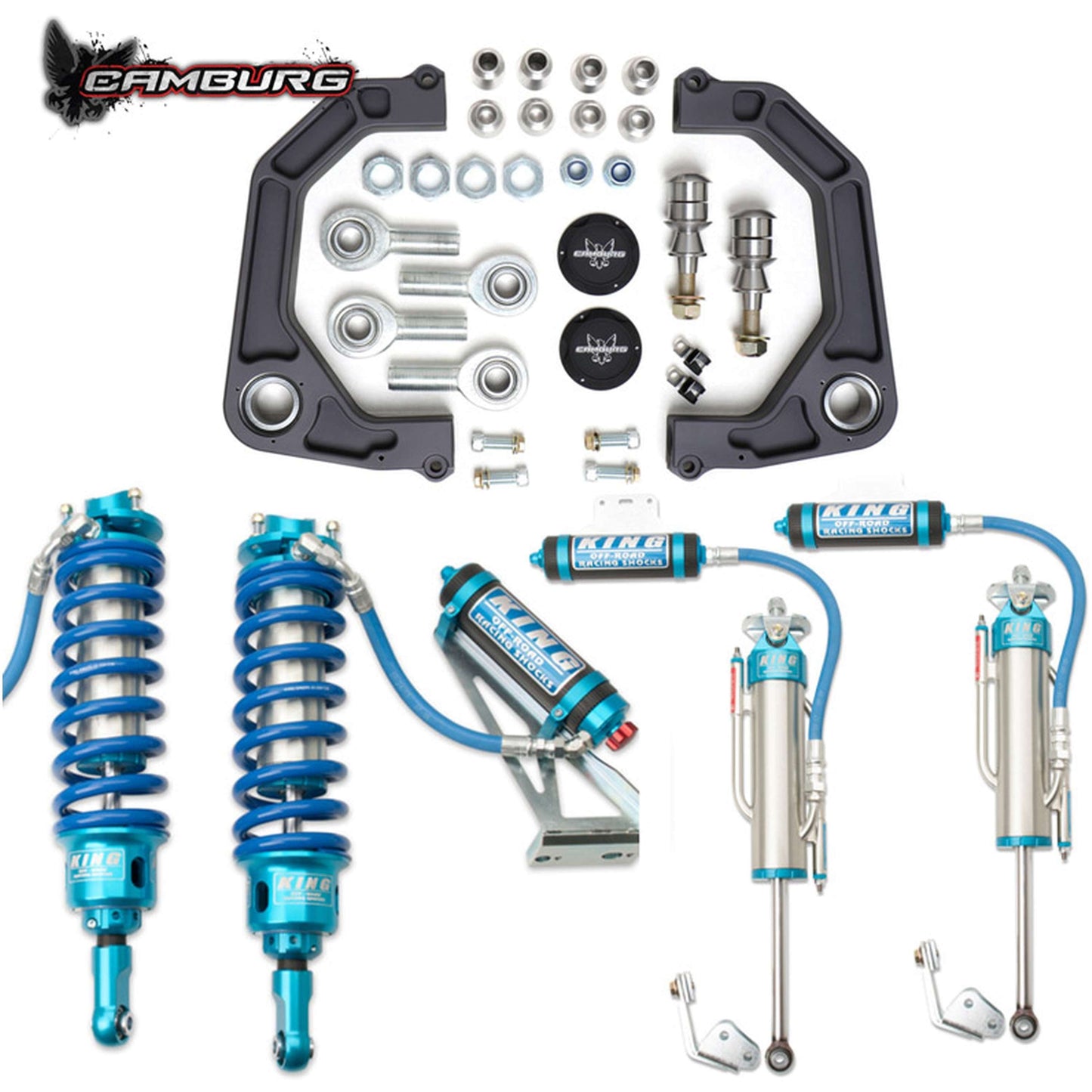 Camburg Toyota Tacoma 05-23 King 3.0 Performance Kit (Billet UCA) CAM-310138-K