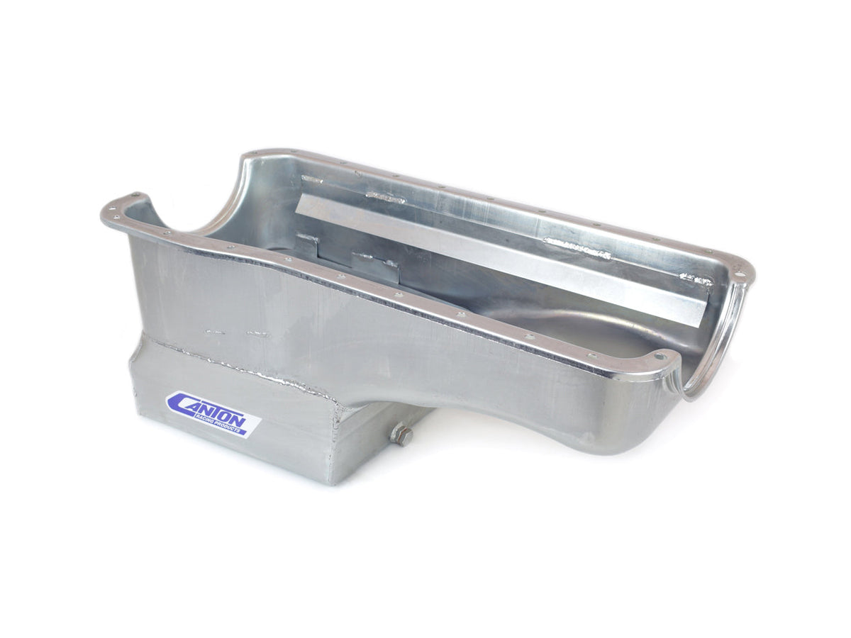 BBF S/S Oil Pan - 8qt. Front Sump - 15750