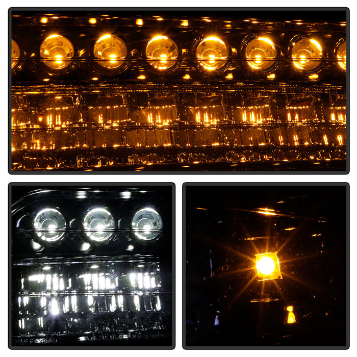 SPYDER Xtune Chevy Silverado 99-02 LED Amber Bumper Lights Smoke CBL-CS99-LED-SM 5014580