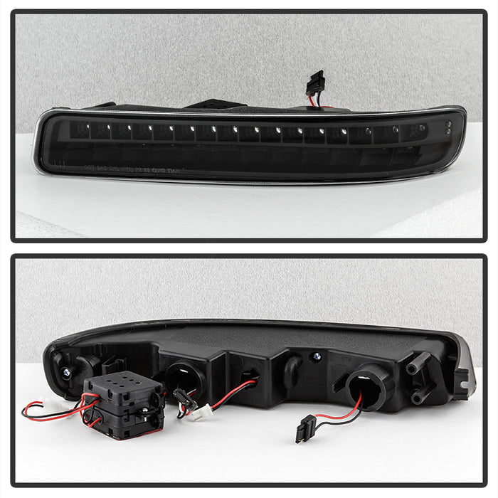FR SPORT SPYDER Xtune GMC Sierra 99-06 / GMC Yukon 00-06 (Non Denali Model) Bumper Lights - Black...