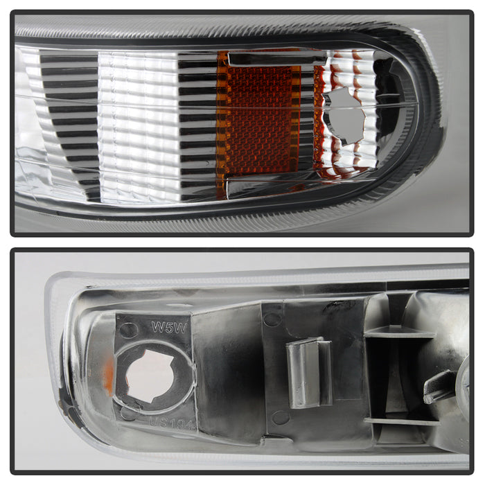 SPYDER Xtune Chevy Silverado 99-02 / Chevy Suburban/TahOE 00-06 Amber Bumper Lights Euro CBL-JH-CS99-AM-E 5064295