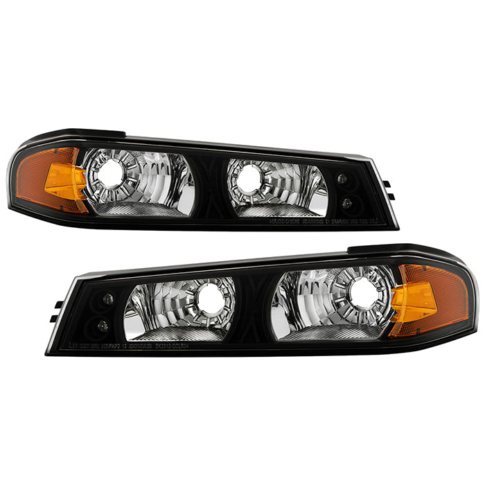 SPYDER Xtune Chevy Colorado 04-12 / GMC Canyon 04-12 Bumper Lights Black CBL-YD-CCO04-BK 5074300