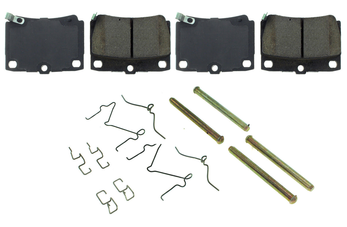 Posi-Quiet Ceramic Brake Pads with Shims and Har - 1050733