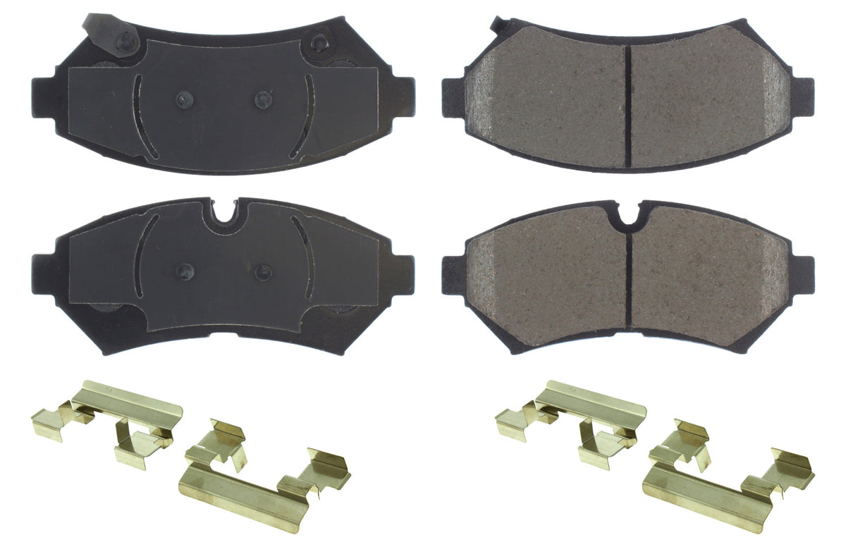 Posi-Quiet Ceramic Brake Pads with Shims and Har - 1050753