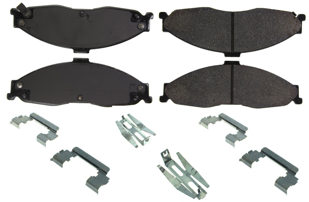 Posi-Quiet Extended Wear Brake Pads with Shims a - 1060749
