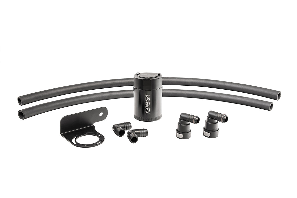 Corsa Aluminum Oil Catch Can w/ Bracket | Ford F-150 EcoBoost, Raptor, Tremor 3.5T (CC0010)