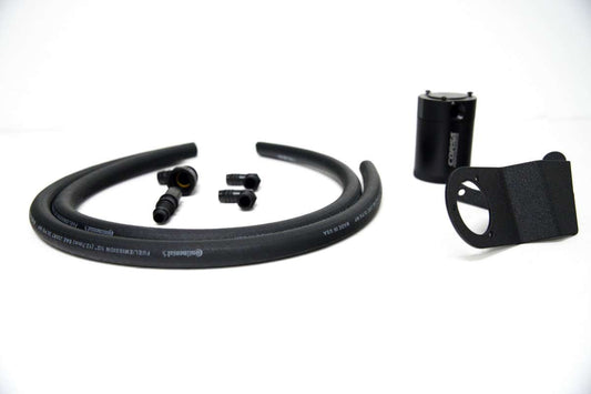 Corsa Aluminum Oil Catch Can w/ Bracket | 2024+ Ford (S650) Mustang GT and Dark Horse 5.0L