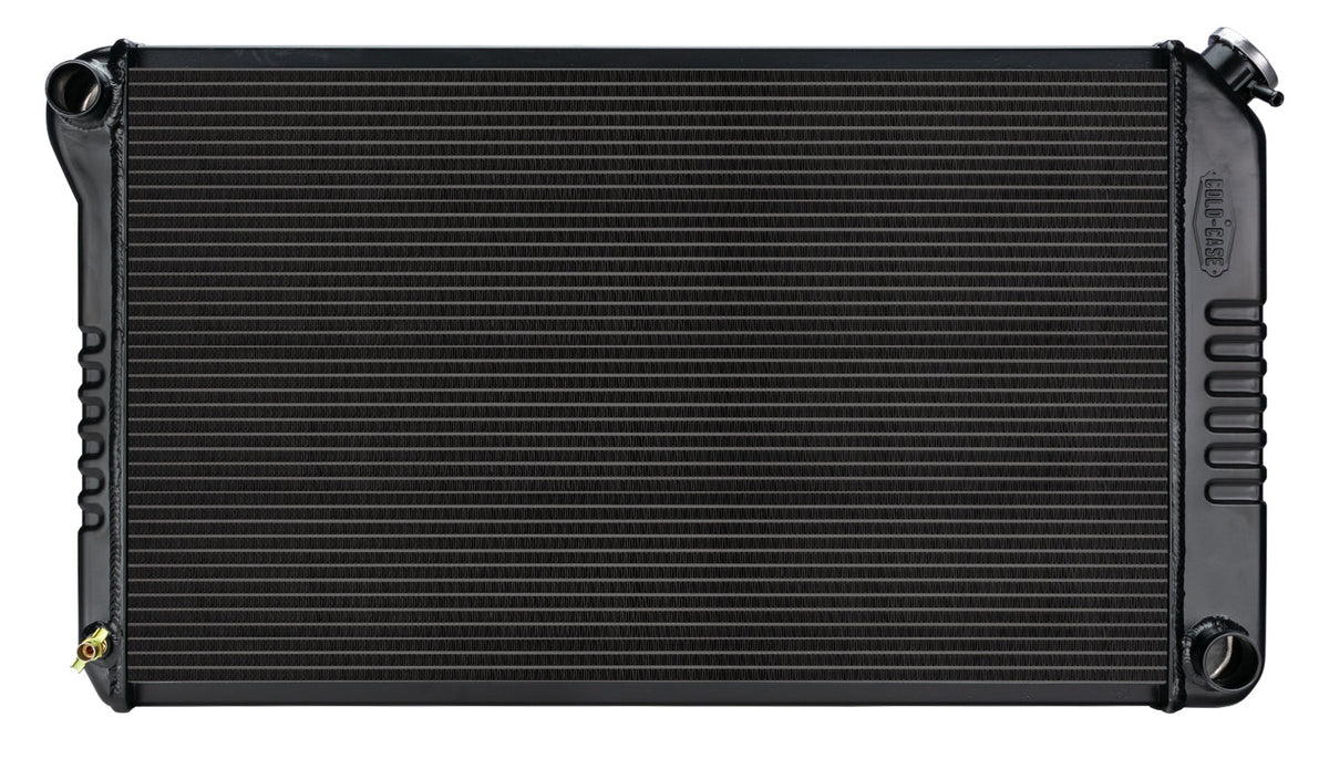 Radiator Aluminum Black 2-ROW - GMA42B
