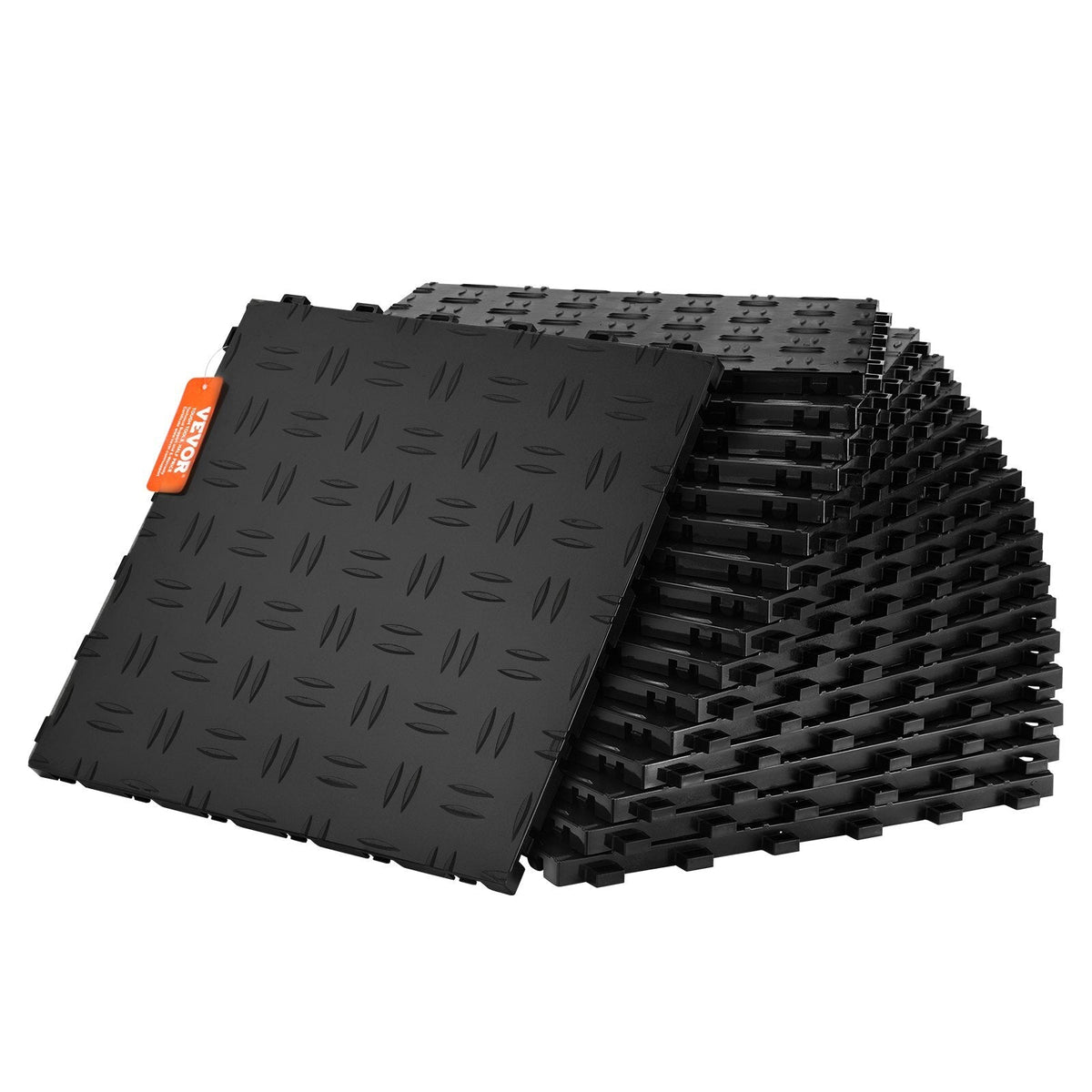 Rapid Vehicles VEVOR Garage Tiles Interlocking, 12 x 12 x 0.53 inch 50 Pack Garage Floor Covering...