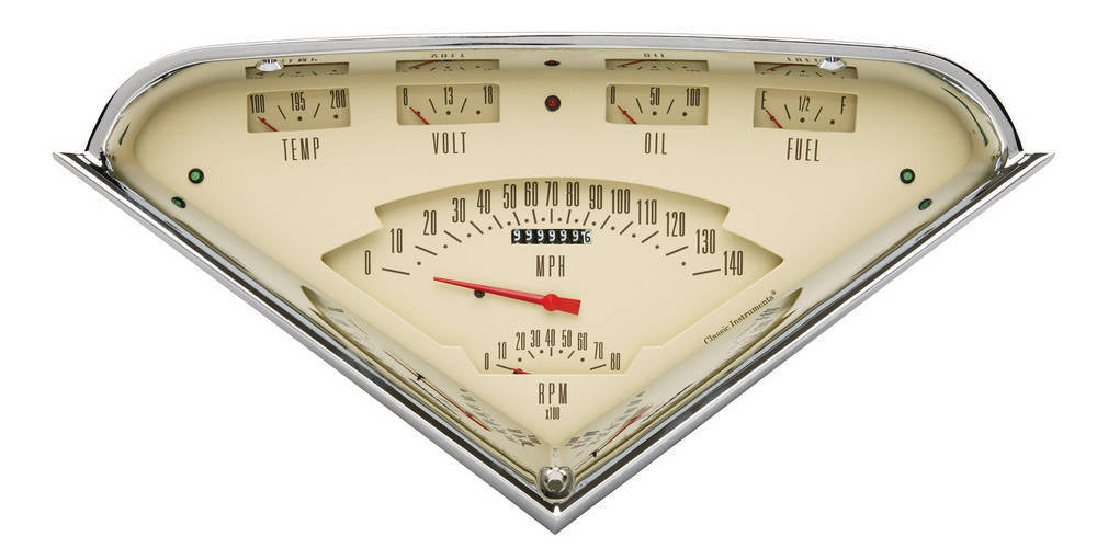 Tach Force 6 Gauge Set Tan - TF01T
