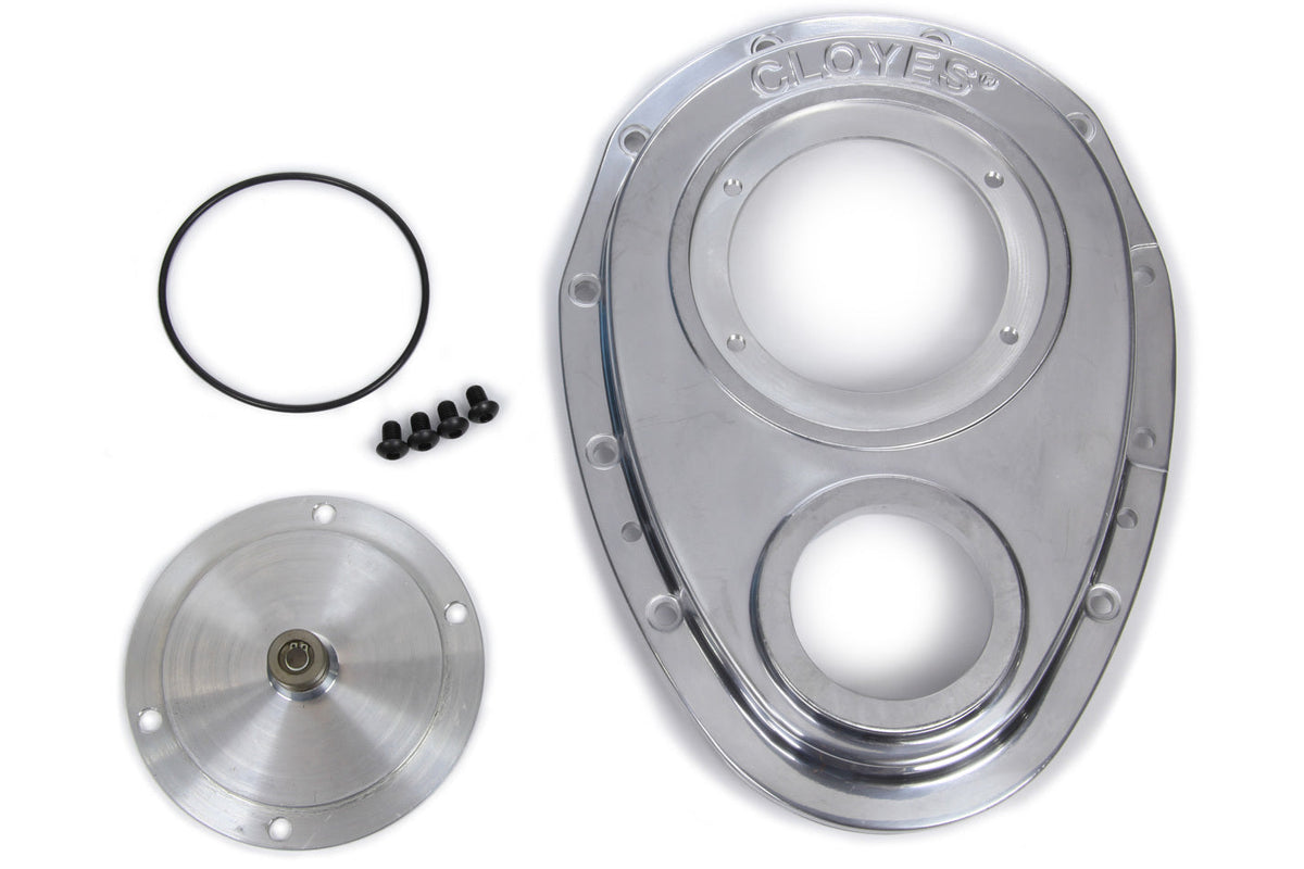 Aluminum Timing Cover - SBC w/BBC Snout - 9227