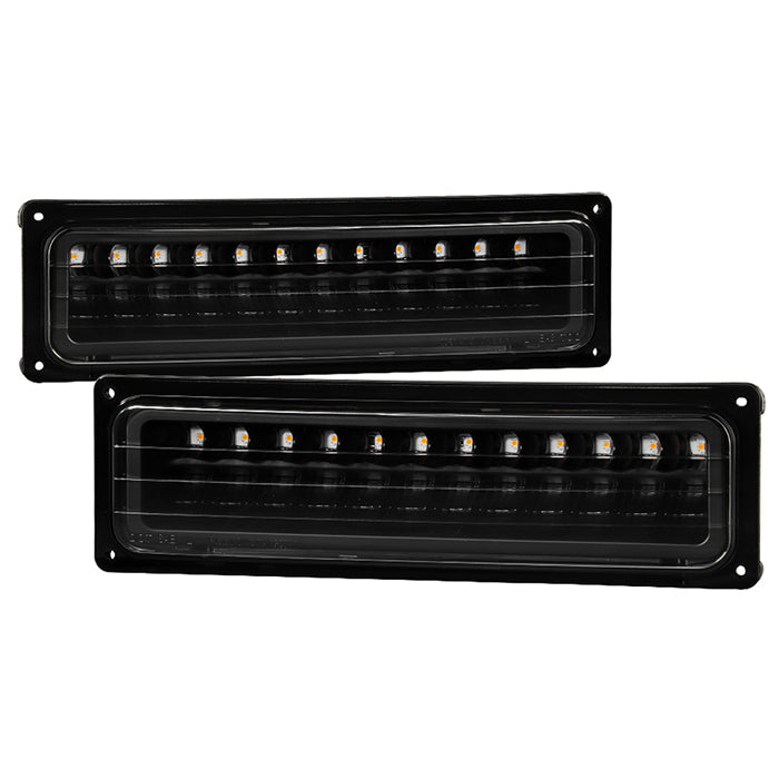 FR SPORT SPYDER Xtune Chevy C10 88-98 LED Bumper Lights Black CPL-CCK94-LED-BK 5022165 - View 2