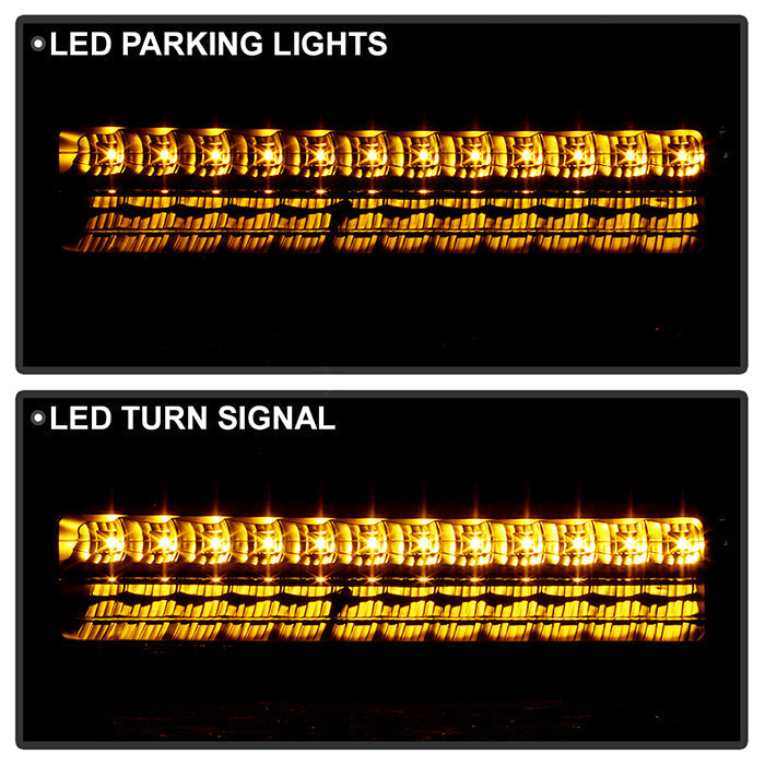 FR SPORT SPYDER Xtune Chevy C10 88-98 LED Bumper Lights Black CPL-CCK94-LED-BK 5022165 - View 9