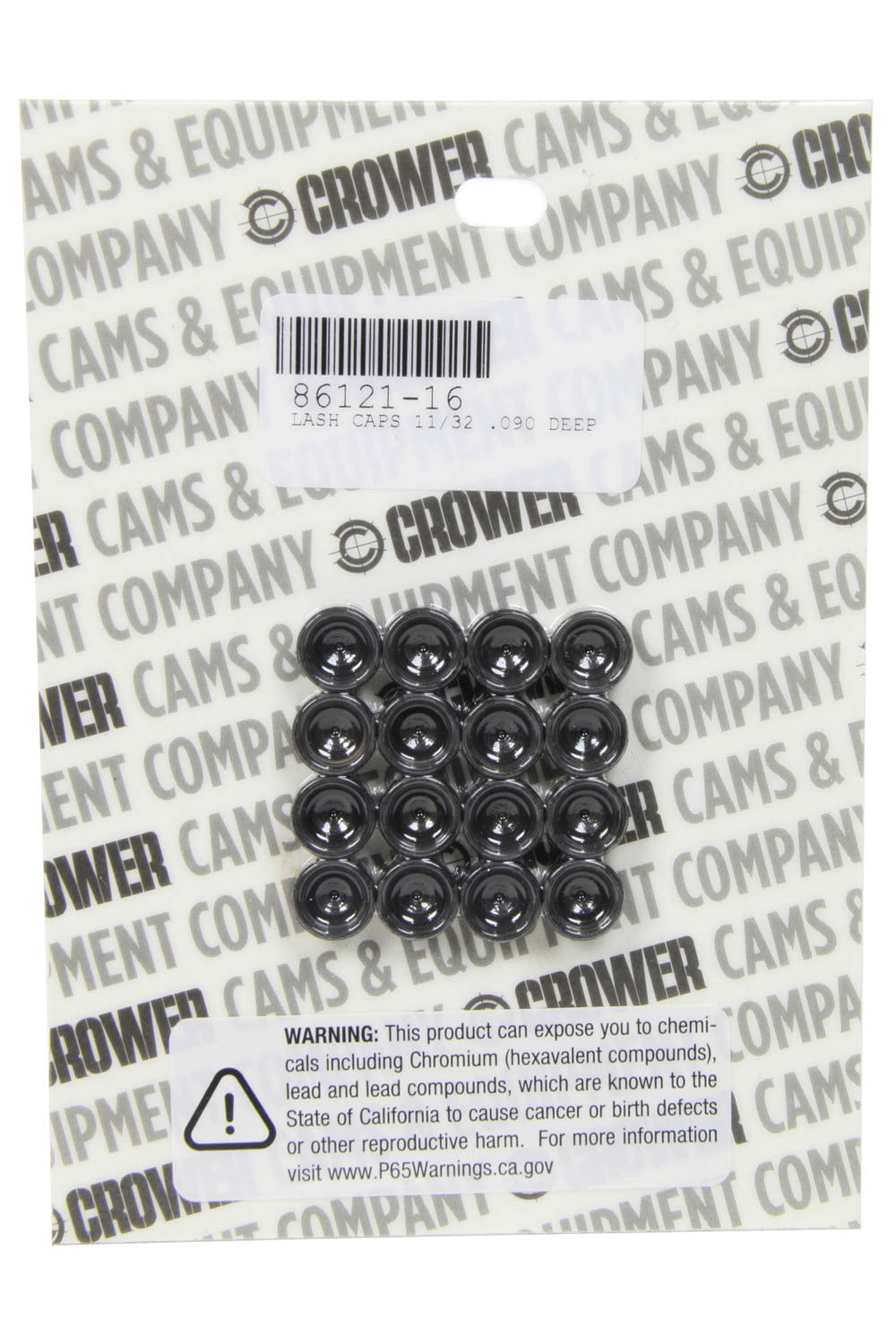 Lash Caps - 11/32 .090 Deep - 8612116