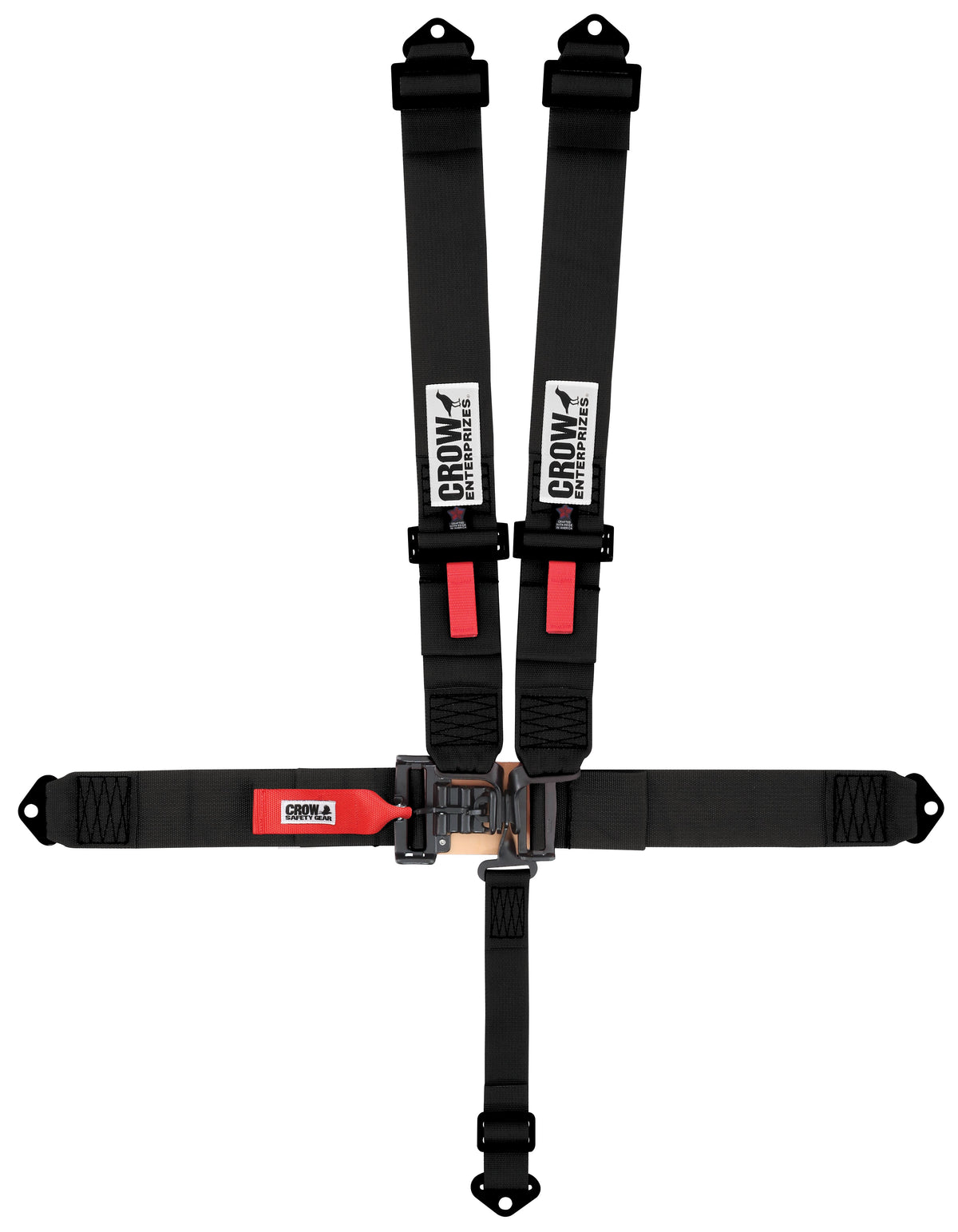 Harness 5-Way 3in Latch And Link All Black - 11064B