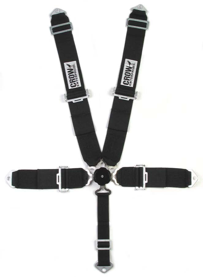 5-Way Kam Lock 3in 50in Lap Belt Black - 11104