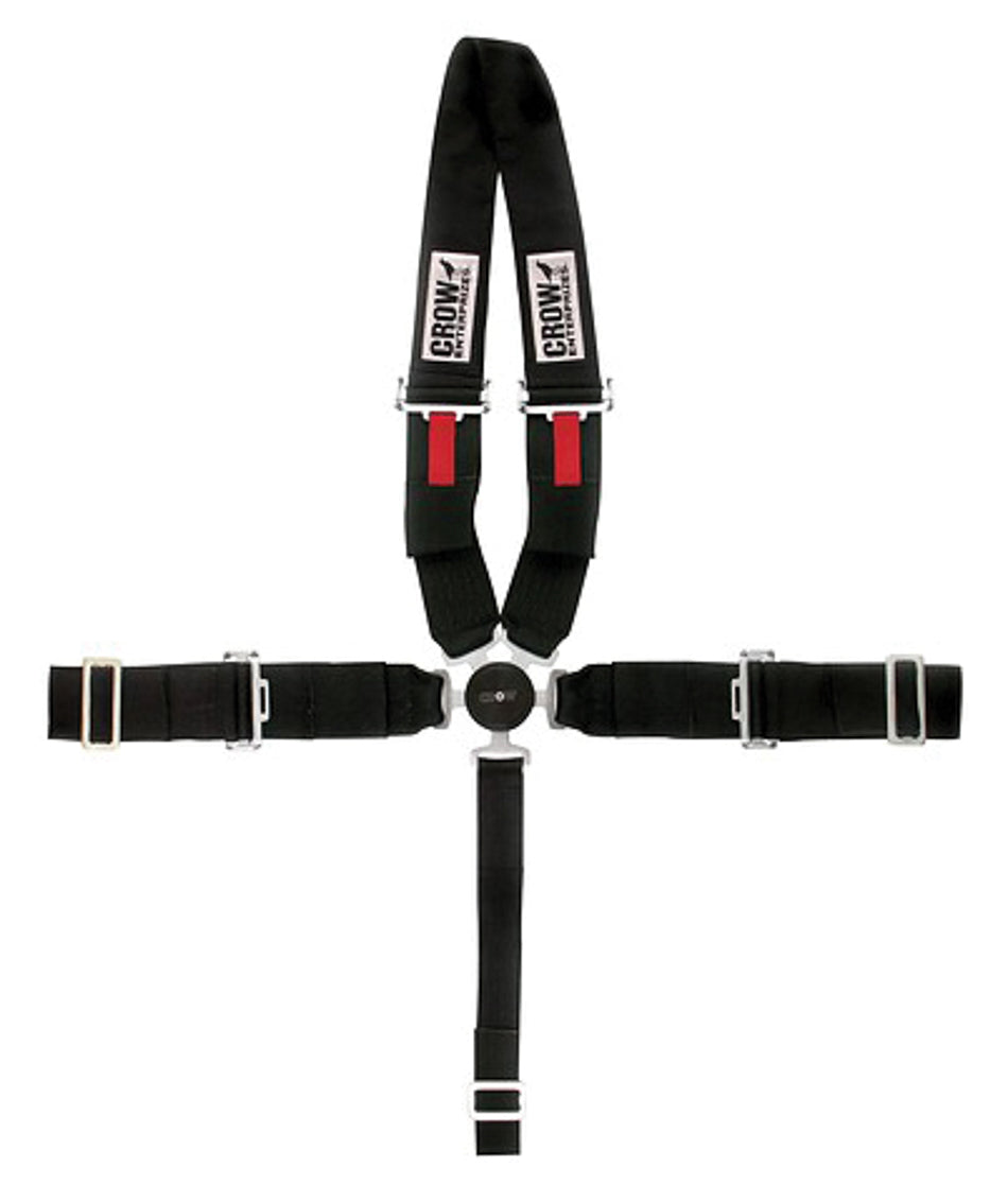 Cam Lock 5 Point Wrap Around Pull Up Adj Black - 11114D
