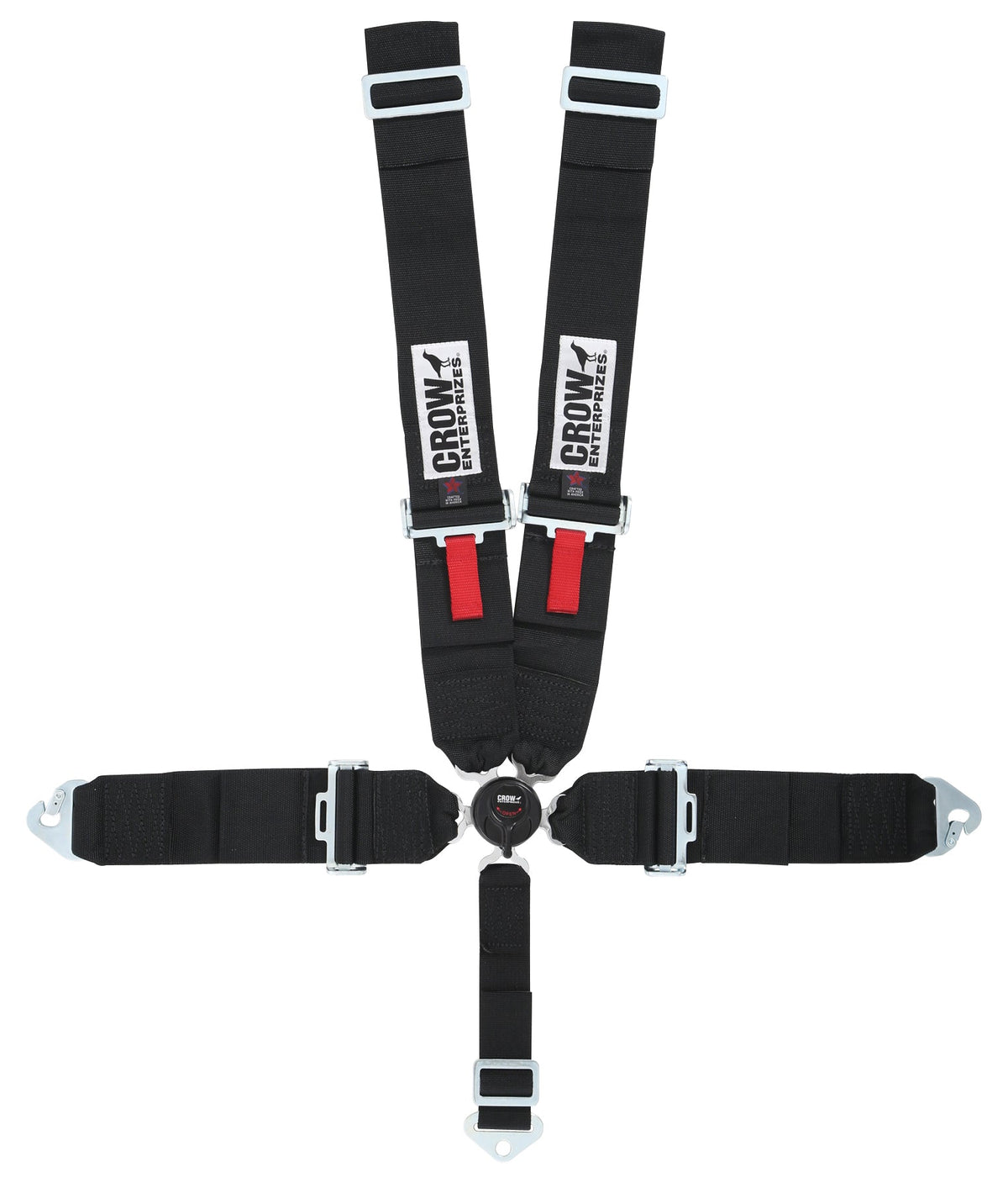 Kam Lock Lap Belt 5-Way Black Floor Mount - 11144