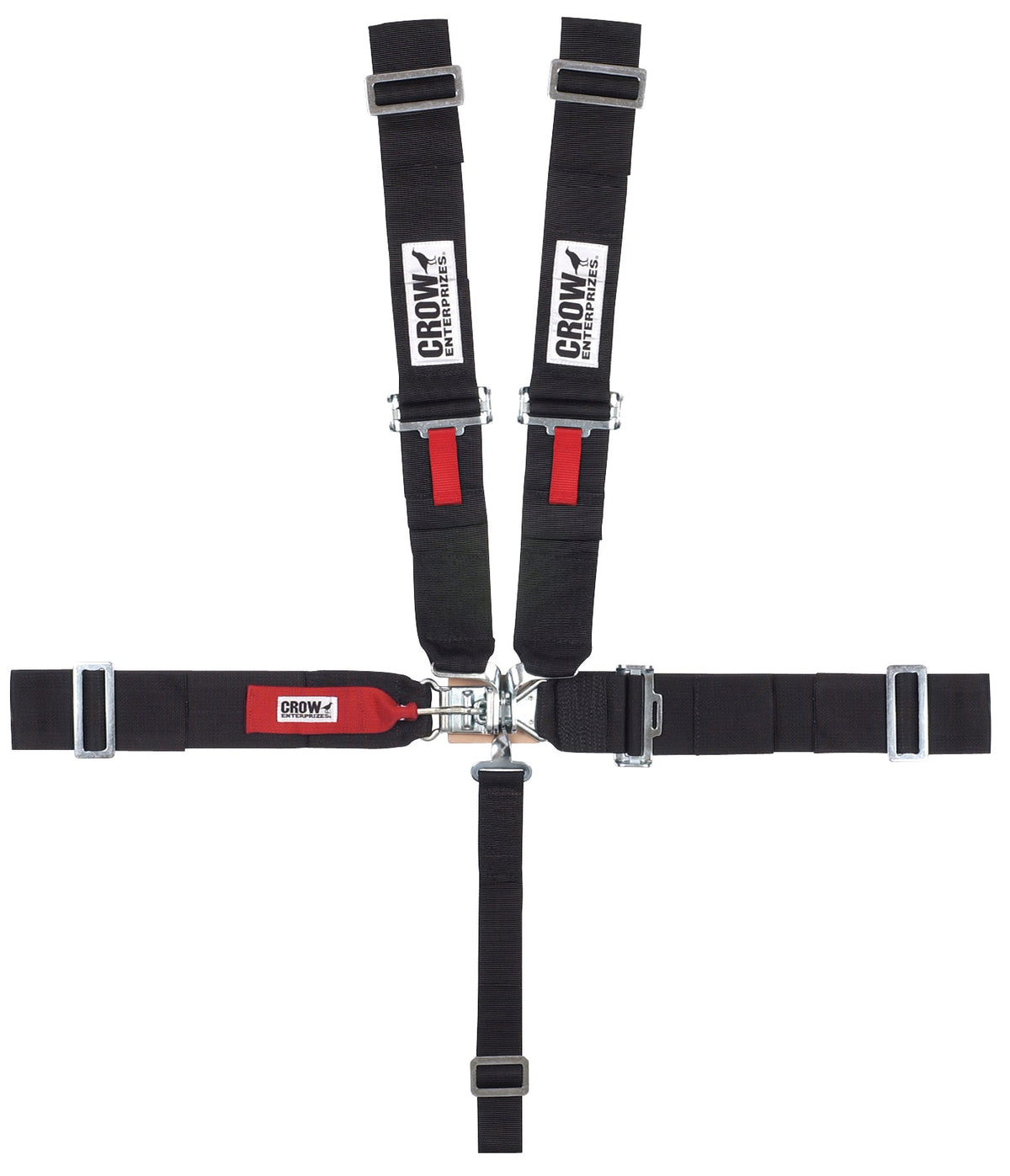 5-Pt Harness Small Latch Black Pull Down LS Only - 20054