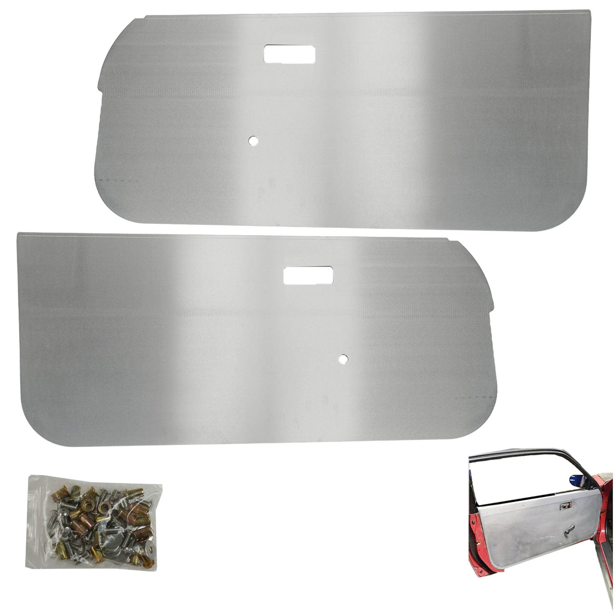 Bull Boost Performance Race Aluminum Door Cards Panels For Honda Civic CRX 1987-91 Card US