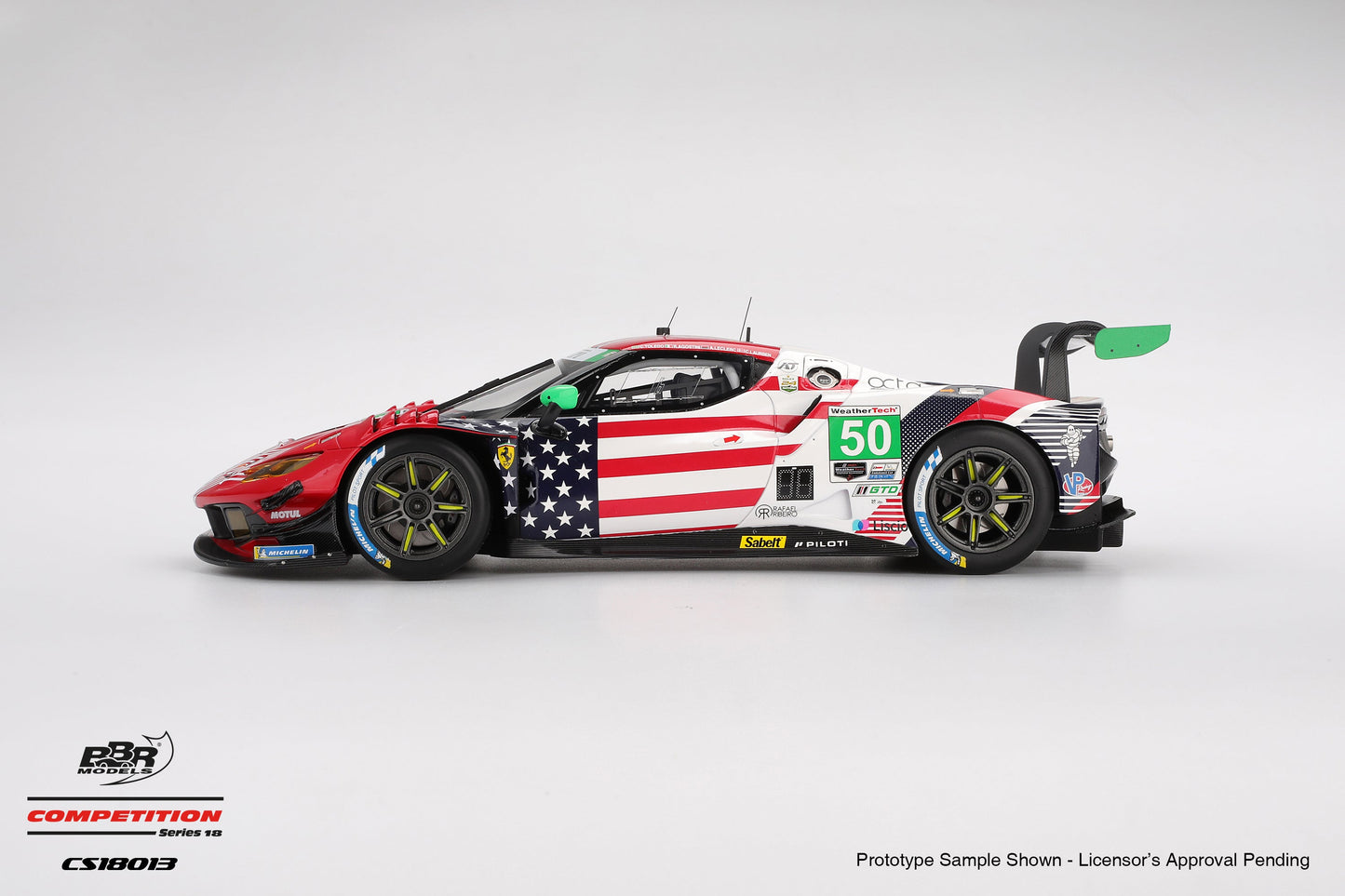 BBR Ferrari 296 GT3 #50 AF Corse 2025 IMSA Daytona Rolex 24 Red 1:18