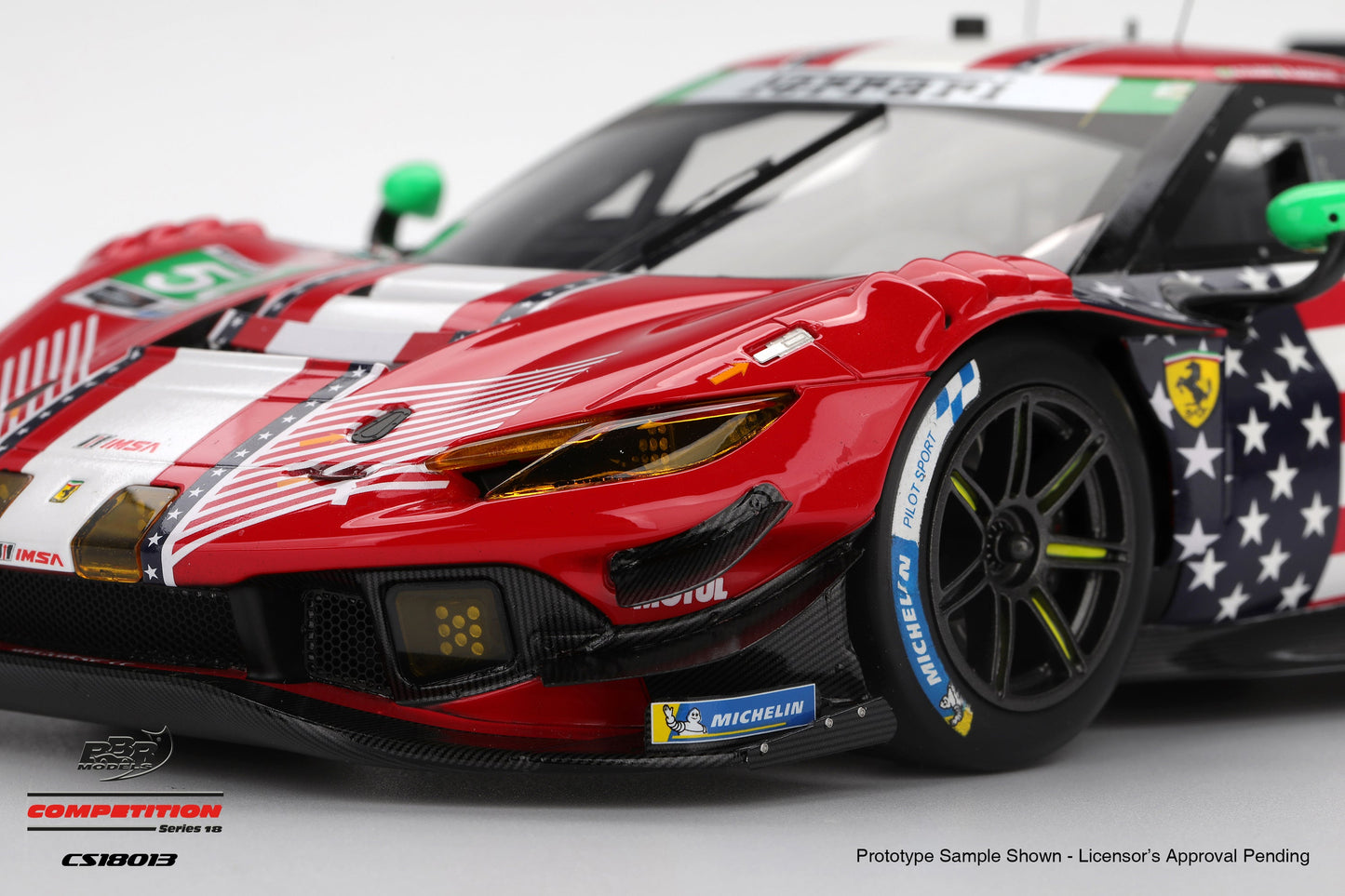 BBR Ferrari 296 GT3 #50 AF Corse 2025 IMSA Daytona Rolex 24 Red 1:18
