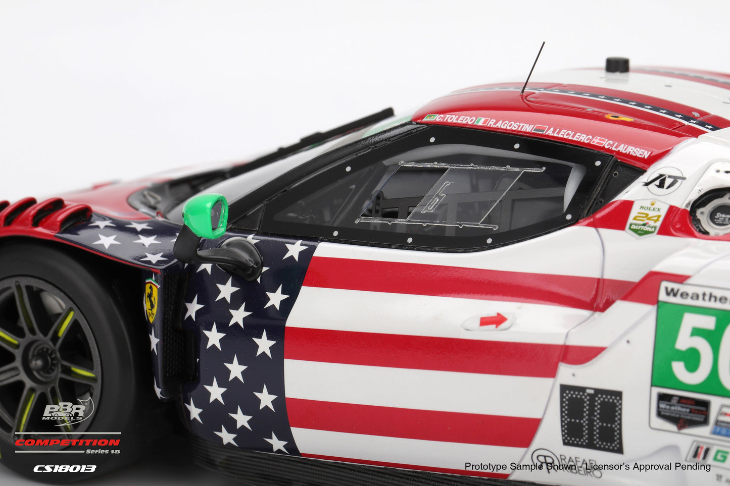 BBR Ferrari 296 GT3 #50 AF Corse 2025 IMSA Daytona Rolex 24 Red 1:18