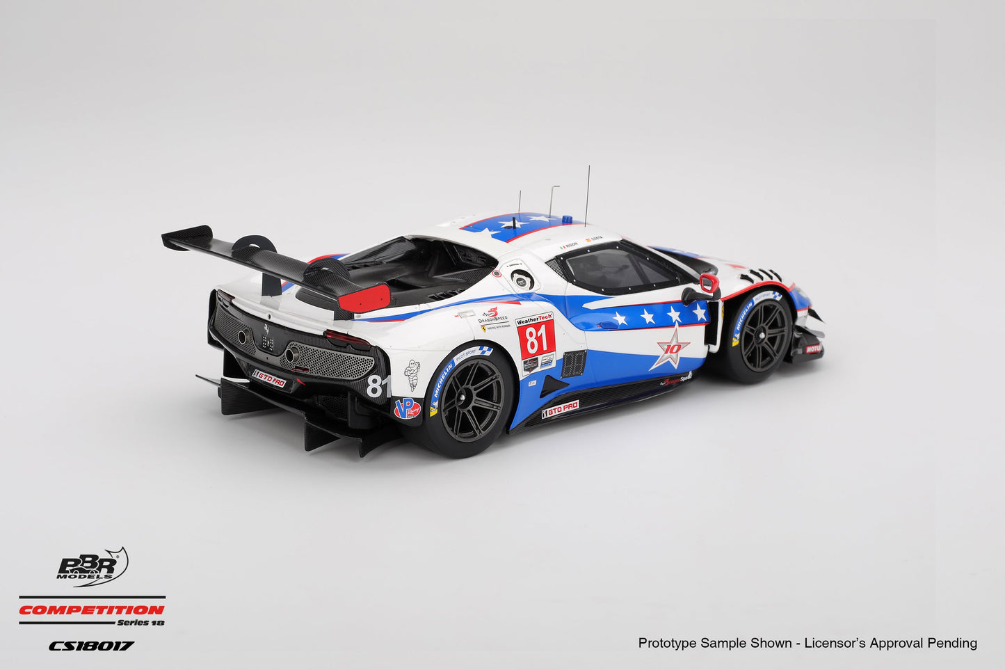 BBR Ferrari 296 GT3 #81 DragonSpeed 4th 2025 IMSA Watkins Glen 6 Hrs 1:18