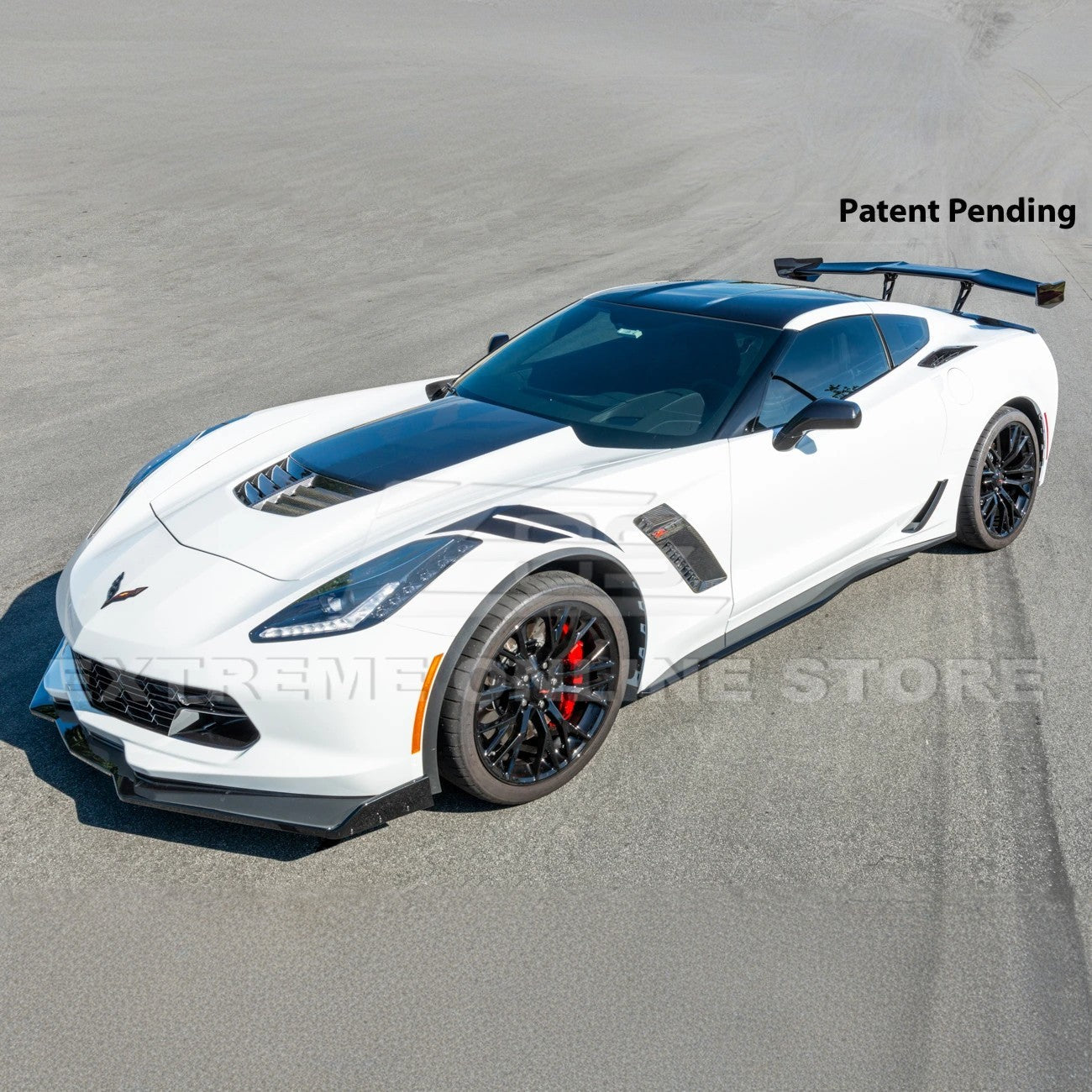 EOS Corvette C7 ZR1 ZTK Conversion Rear Spoiler High Wing