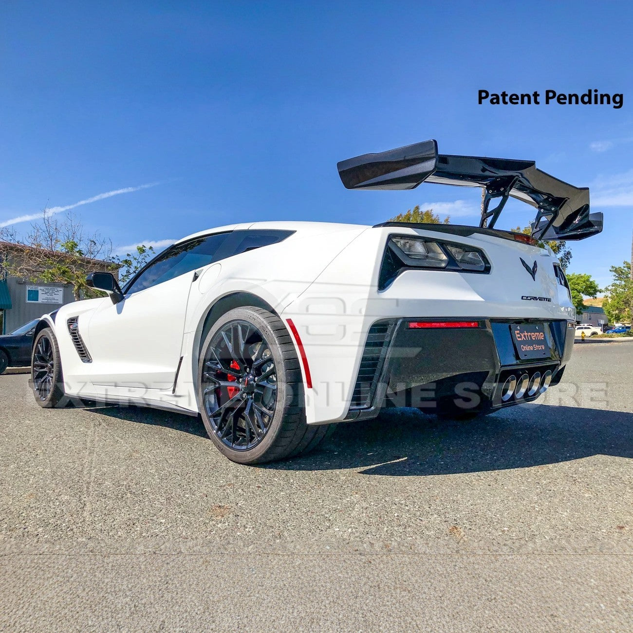EOS Corvette C7 ZR1 ZTK Conversion Rear Spoiler High Wing