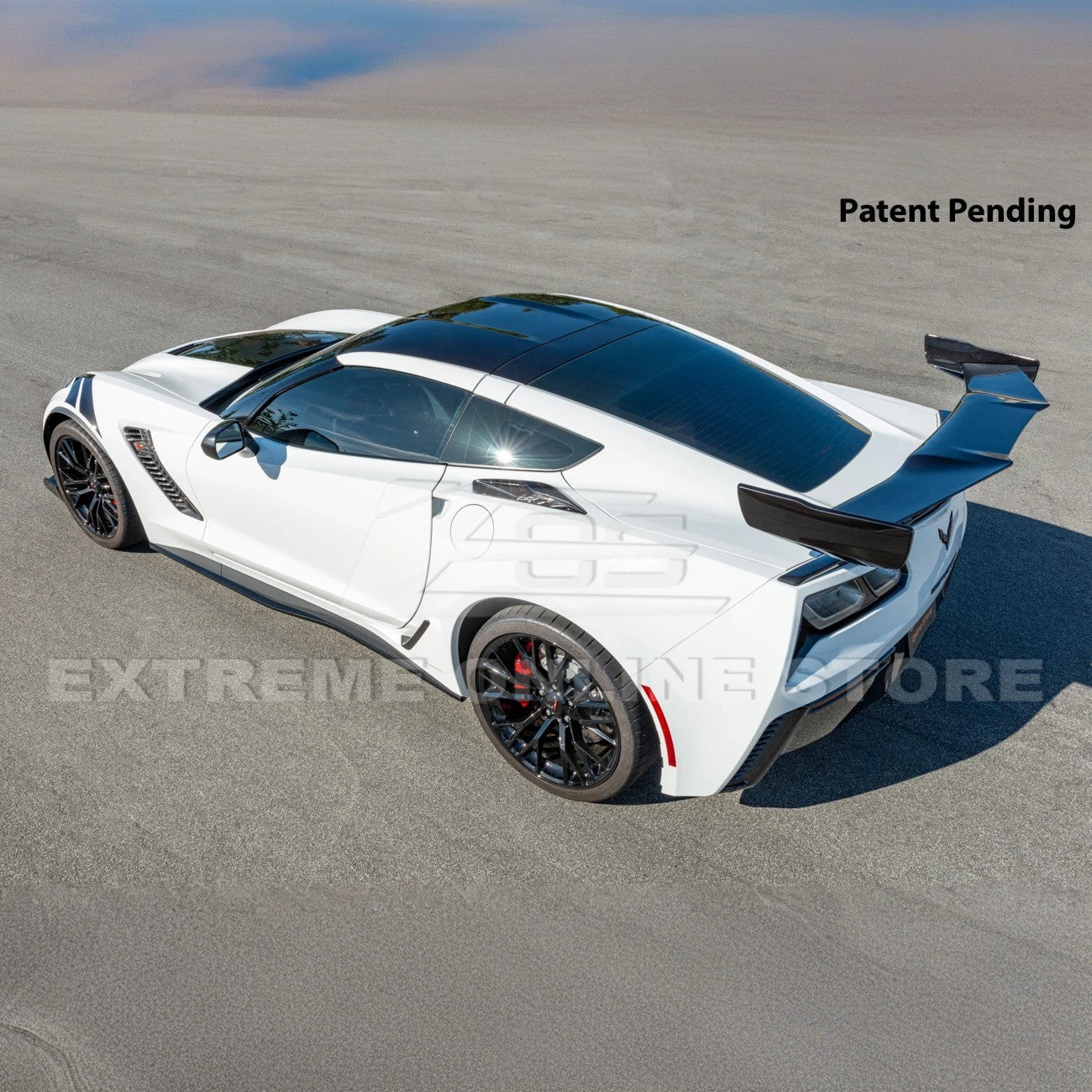 EOS Corvette C7 ZR1 ZTK Conversion Rear Spoiler High Wing