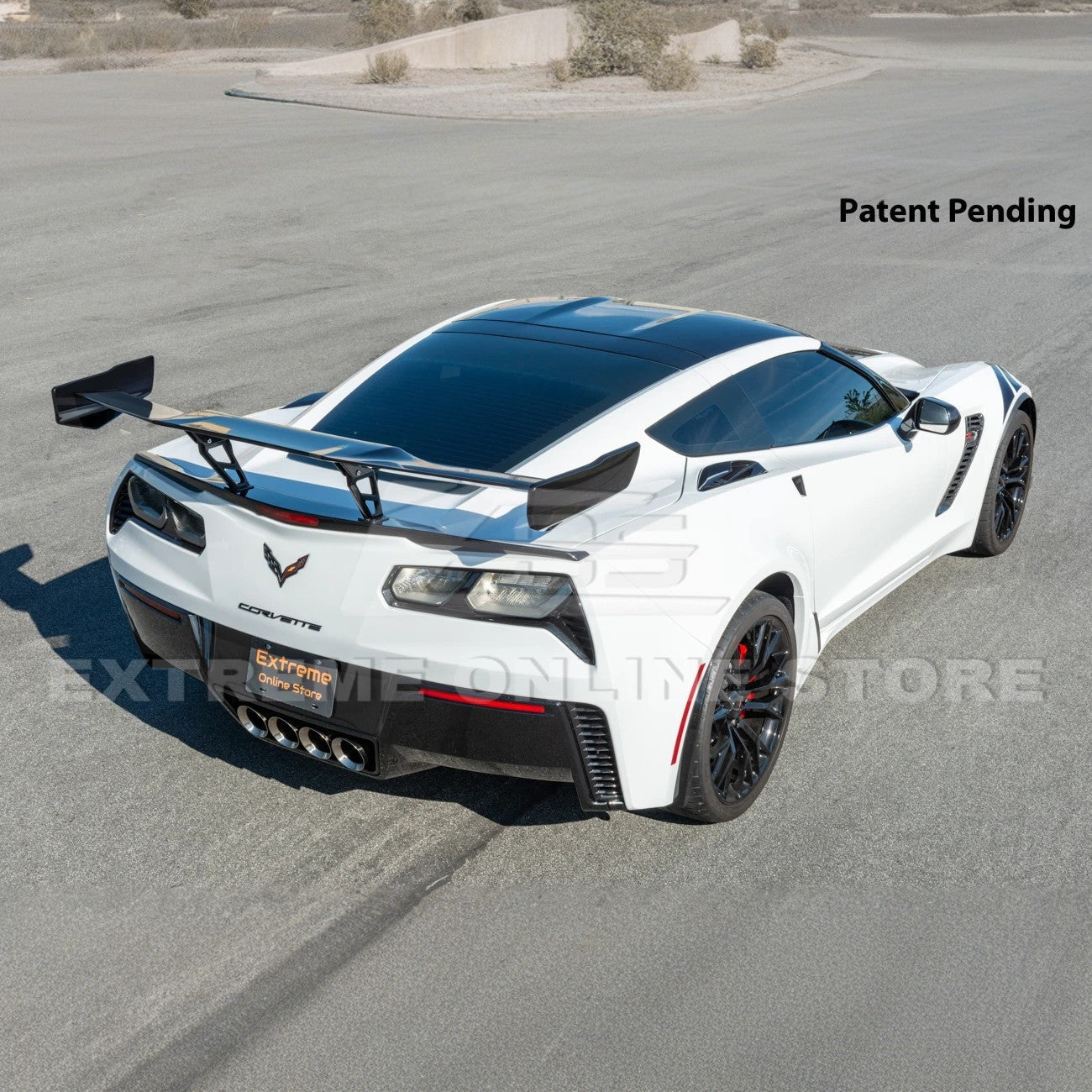 EOS Corvette C7 ZR1 ZTK Conversion Rear Spoiler High Wing