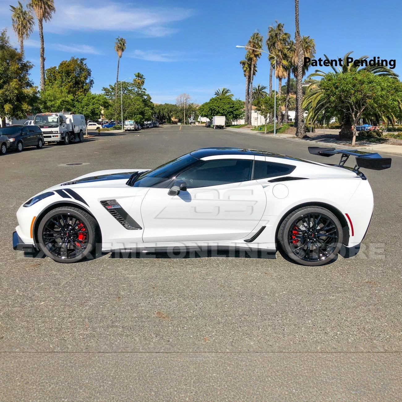EOS Corvette C7 ZR1 ZTK Conversion Rear Spoiler High Wing