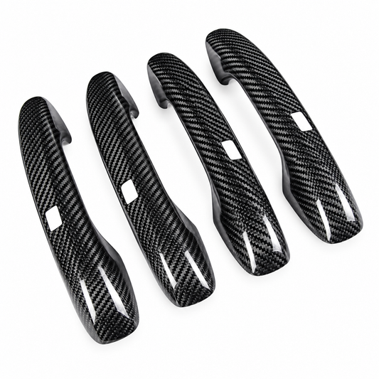 Carbon Fiber Door Handle Covers for Mercedes Benz W205 C E S GLC GLE AMG