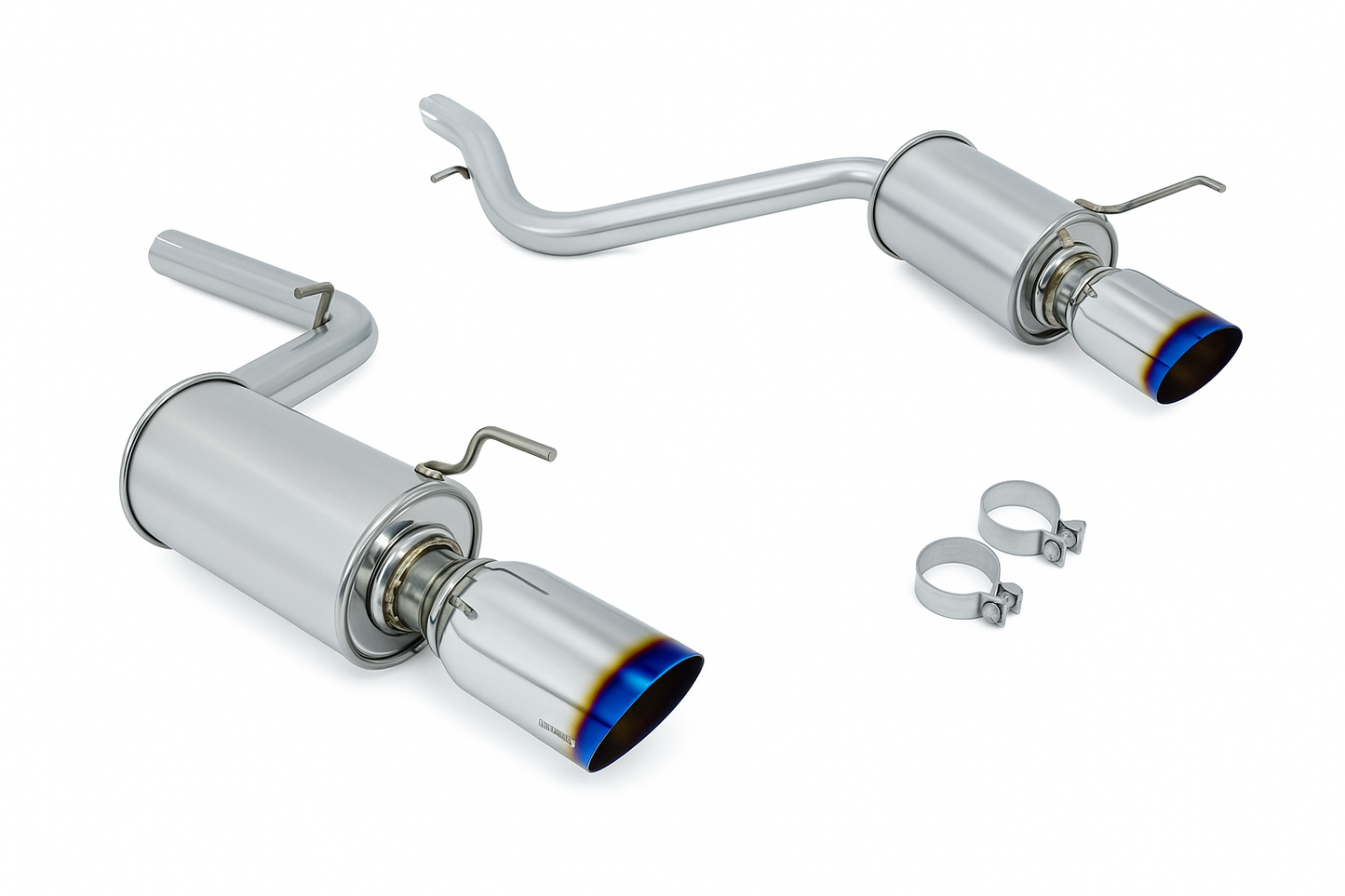 Megan Racing Cat-Back OE-RS for 2008-2014 Mercedes-Benz C-Class C300/ C350 V6 Sedan Mid Pipe Rolled Tips