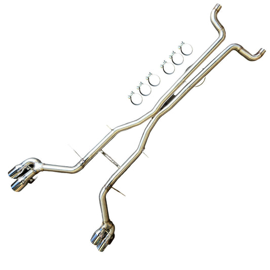 STRATEC SYSTEMS 3” Polished Track Catback Exhaust for 2016-2024 Chevy Camaro SS/ZL1/LT1 6.2L V8