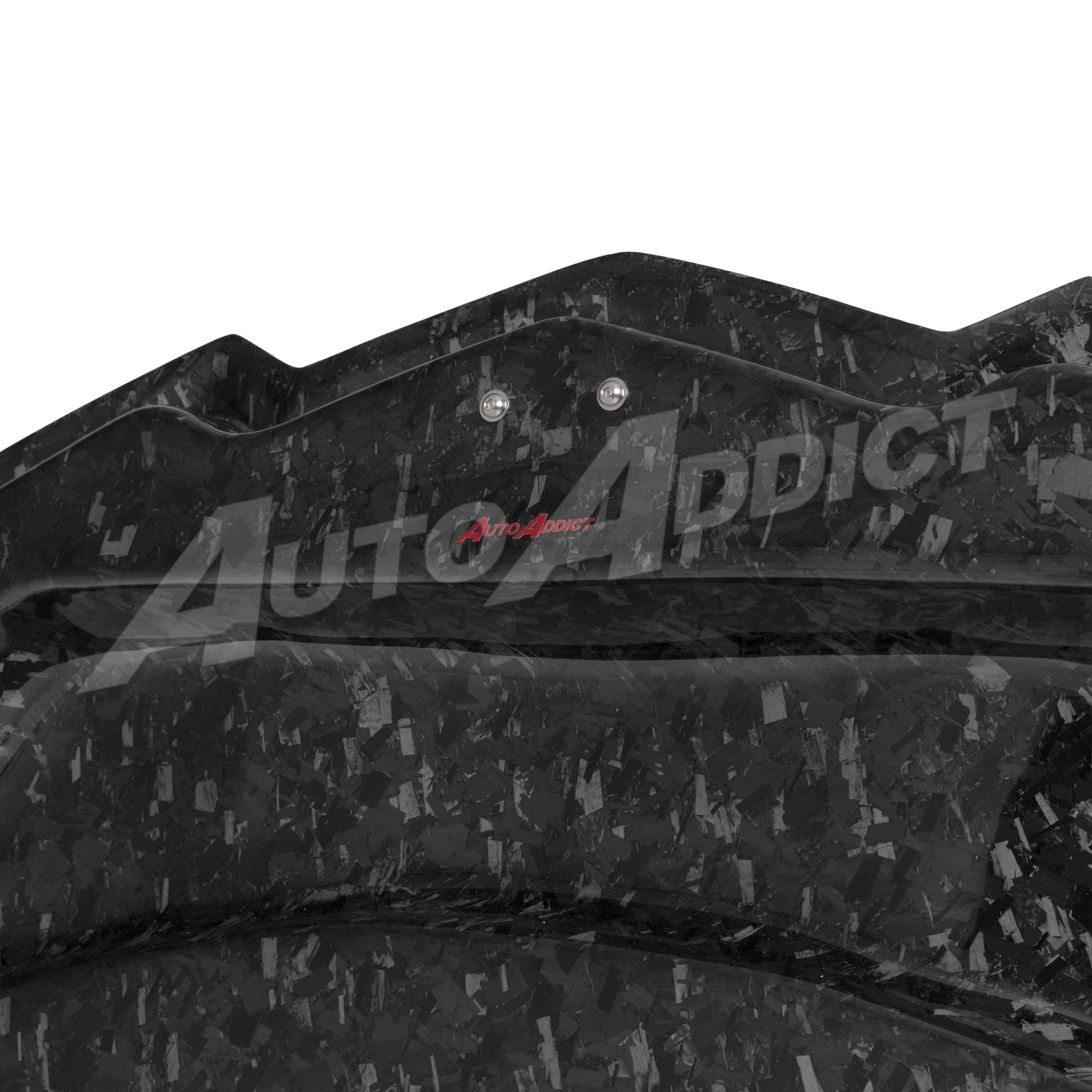 Close up C8 Corvette forged carbon marbled weave pattern detail
