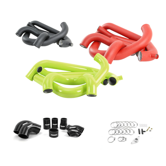 JDMuscle Perrin [15+ STI] Performance  Front Mount Intercooler Piping Kit Red/Black/Neon Yellow