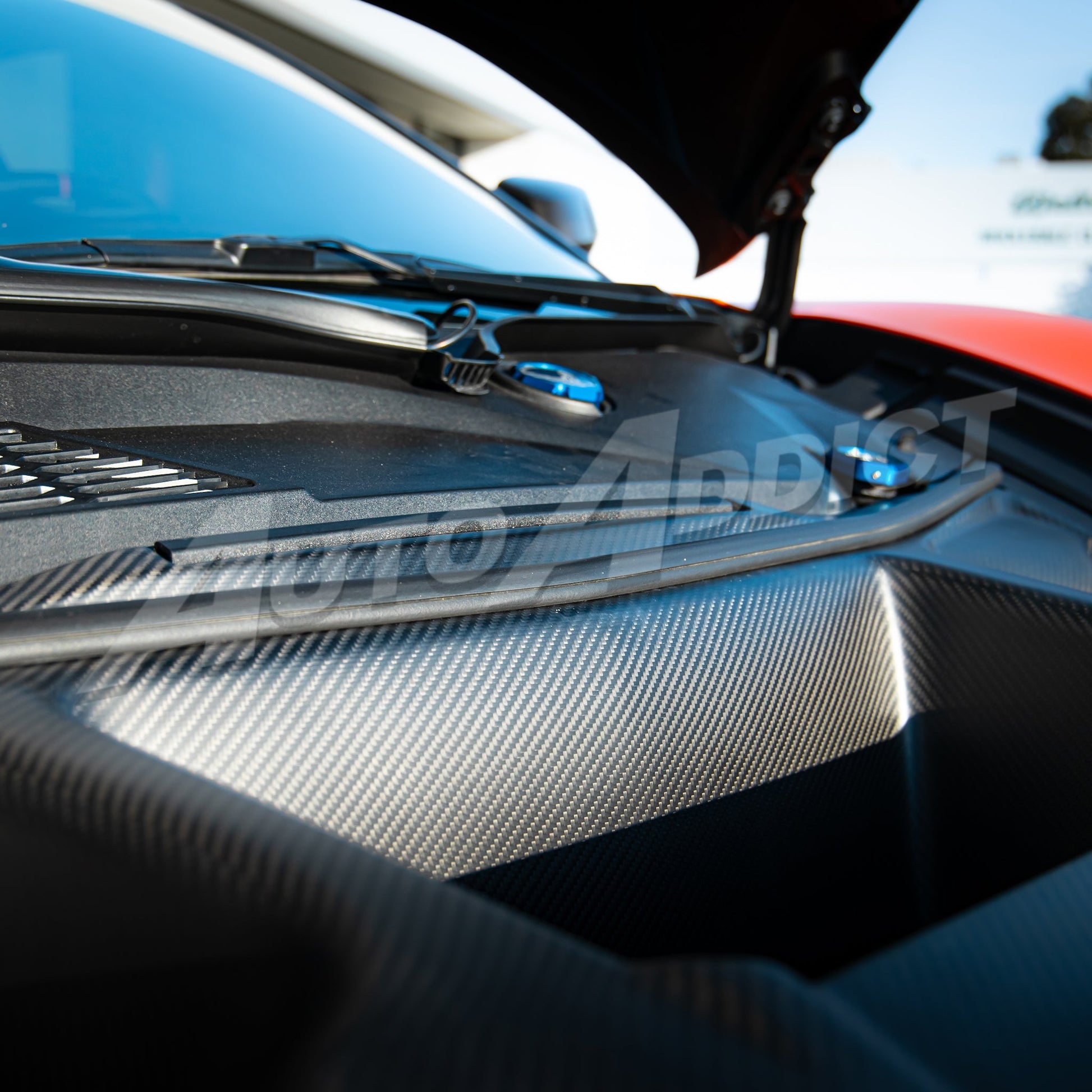 Corvette C8 ZR1 OEM Style Functional Carbon Fiber Hood Extractor Upgrade