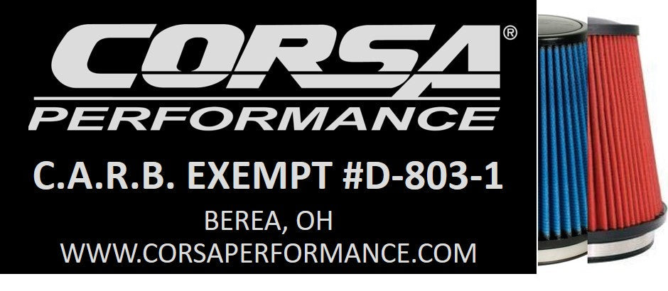 Corsa 615853-D, 615853-O CARB EO Sticker (D-803-1) 2014-16 Silverado Sierra, Denali, 5.3L, 6.2L