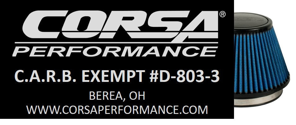 Corsa 419323 CARB EO Sticker (D-803-3) 2015-2017 Ford Mustang EcoBoost 2.3T