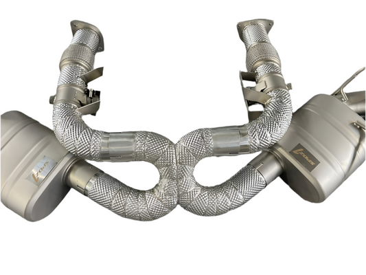 Speedzone Performance LLC SPDZ1 Corvette C8 Stingray (AFM/NPP) X-pipe Exhaust System Ultra...