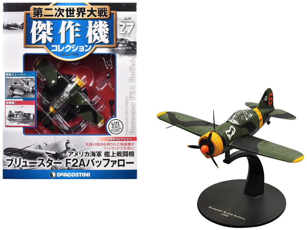 Rapid Vehicles Brewster F2A Buffalo Fighter Aircraft "3rd Squadron Lentolaivue 24" Finnish Air...
