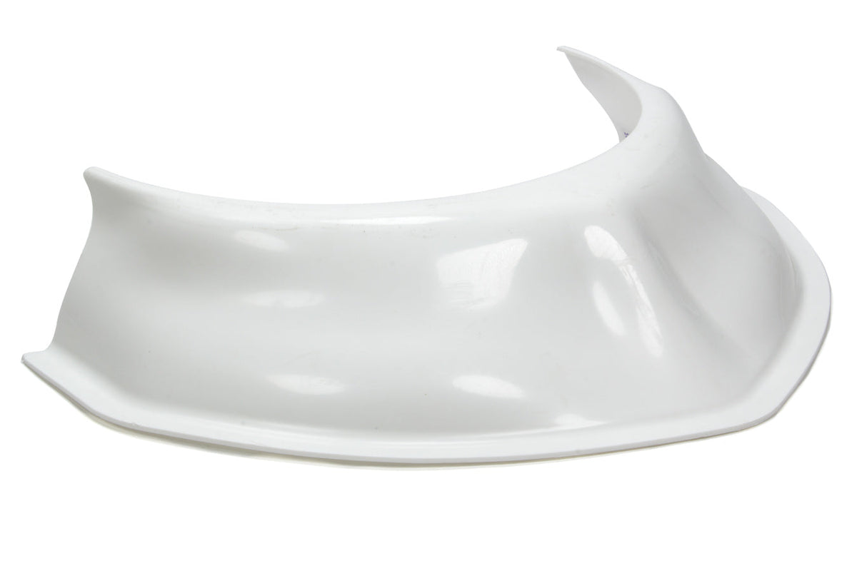 Hood Scoop White 3.5in Tall - 10390