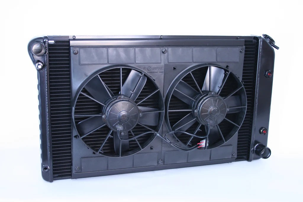 Radiator w/Fans Camaro 70-81 Auto Trans Black - 324239005A