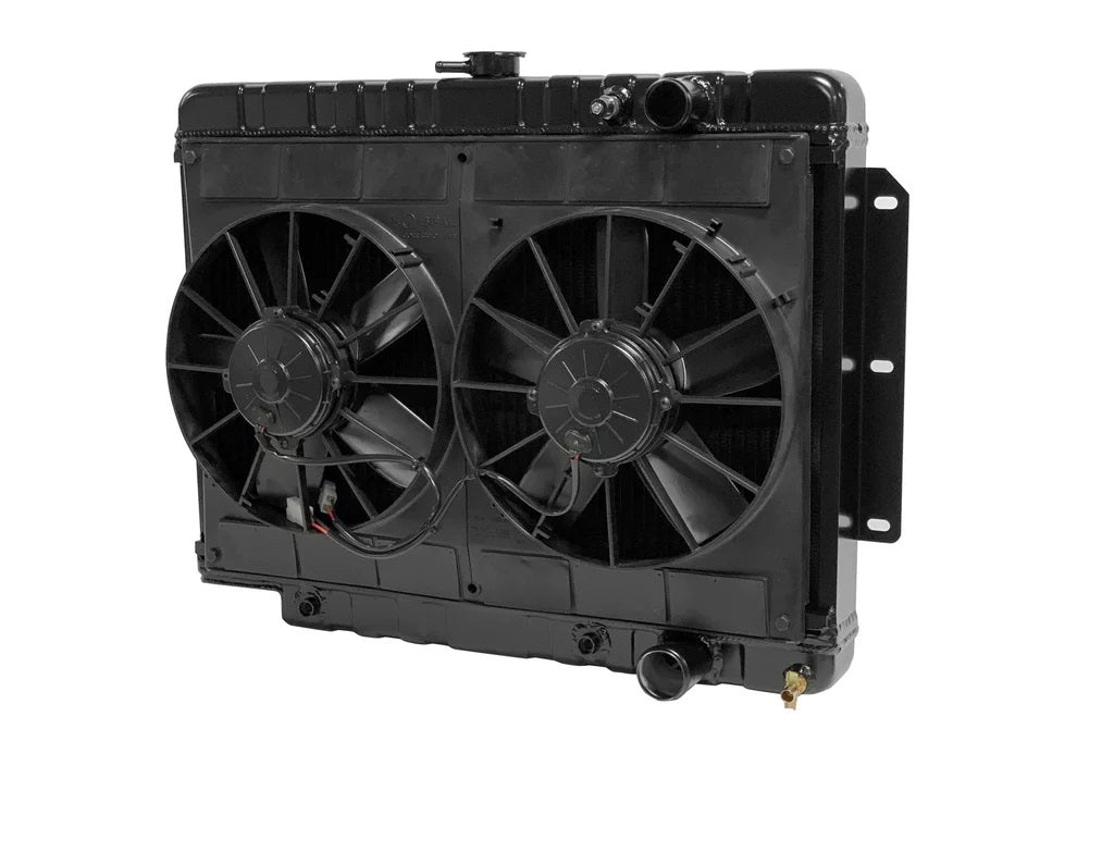 Radiator w/Fans Impala 59-64 Auto Trans Black - 324239014A