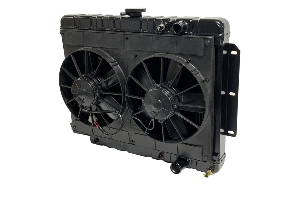 Radiator w/Fans Impala LS 59-64 Auto Trans Blk - 326239014A
