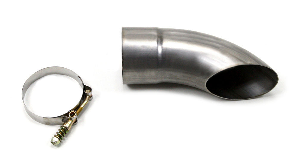 Turndown Exhaust Stainless 3.0 In - DEC300ATD