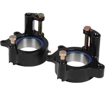 Small Double Bearing Birdcage Set Black - SRC2575B
