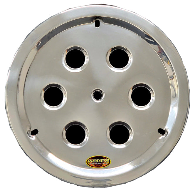 Wheel Cover Hole Vent Alum Bolt 15in Polished - DOM1032BPOL